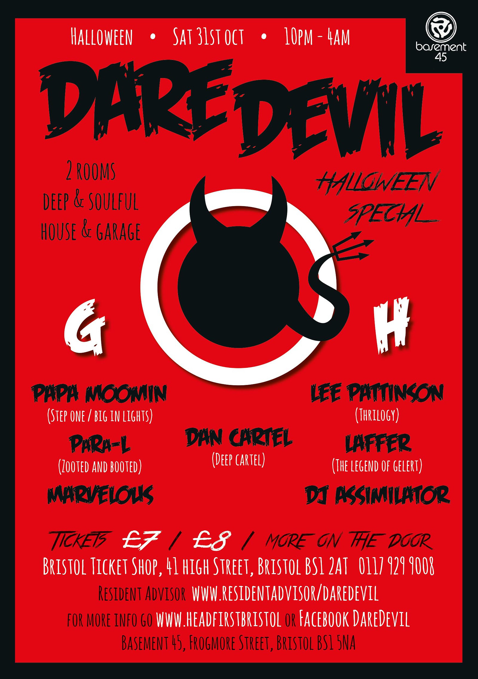 Dare Devil Halloween Special at Basement45
