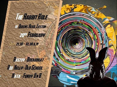 The Rabbit Hole at The Queens Head, Easton.