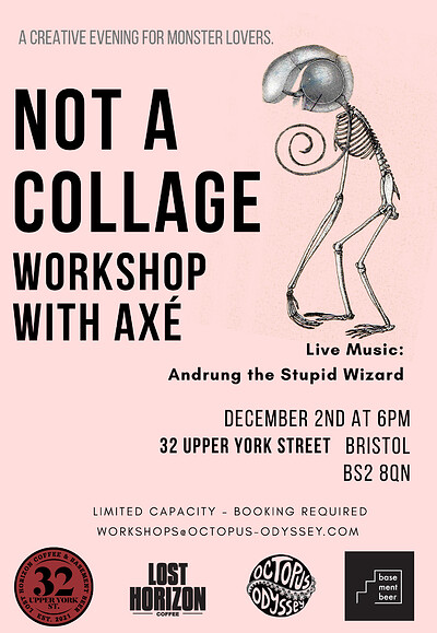 Not a Colage Workshop with Axé at 32 Upper York St, St Paul's, Bristol BS2 8QN in Bristol