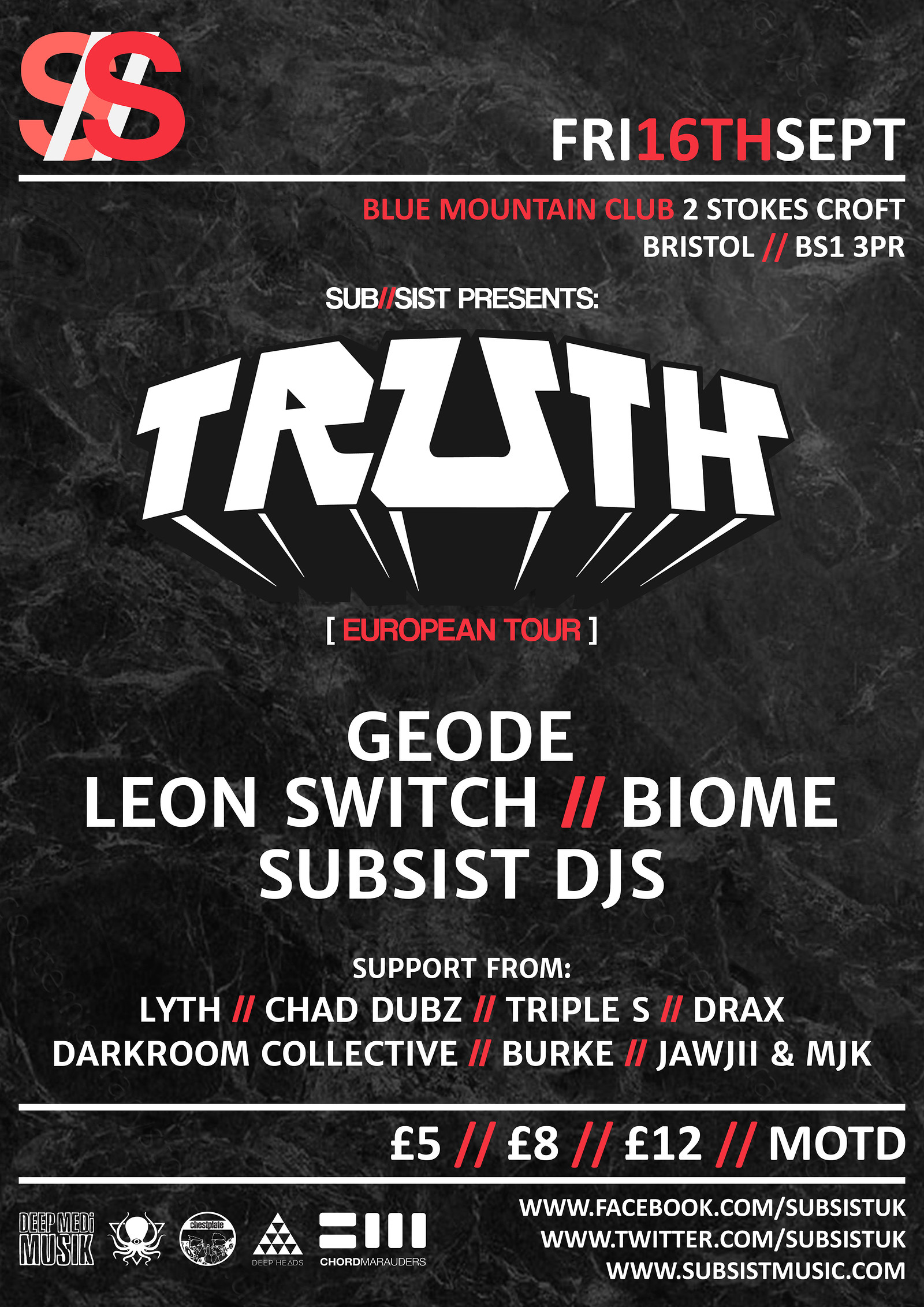 Subsist Presents: Truth at Blue Mountain