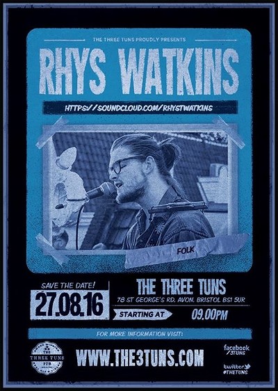 Rhys Watkins at The Three Tuns