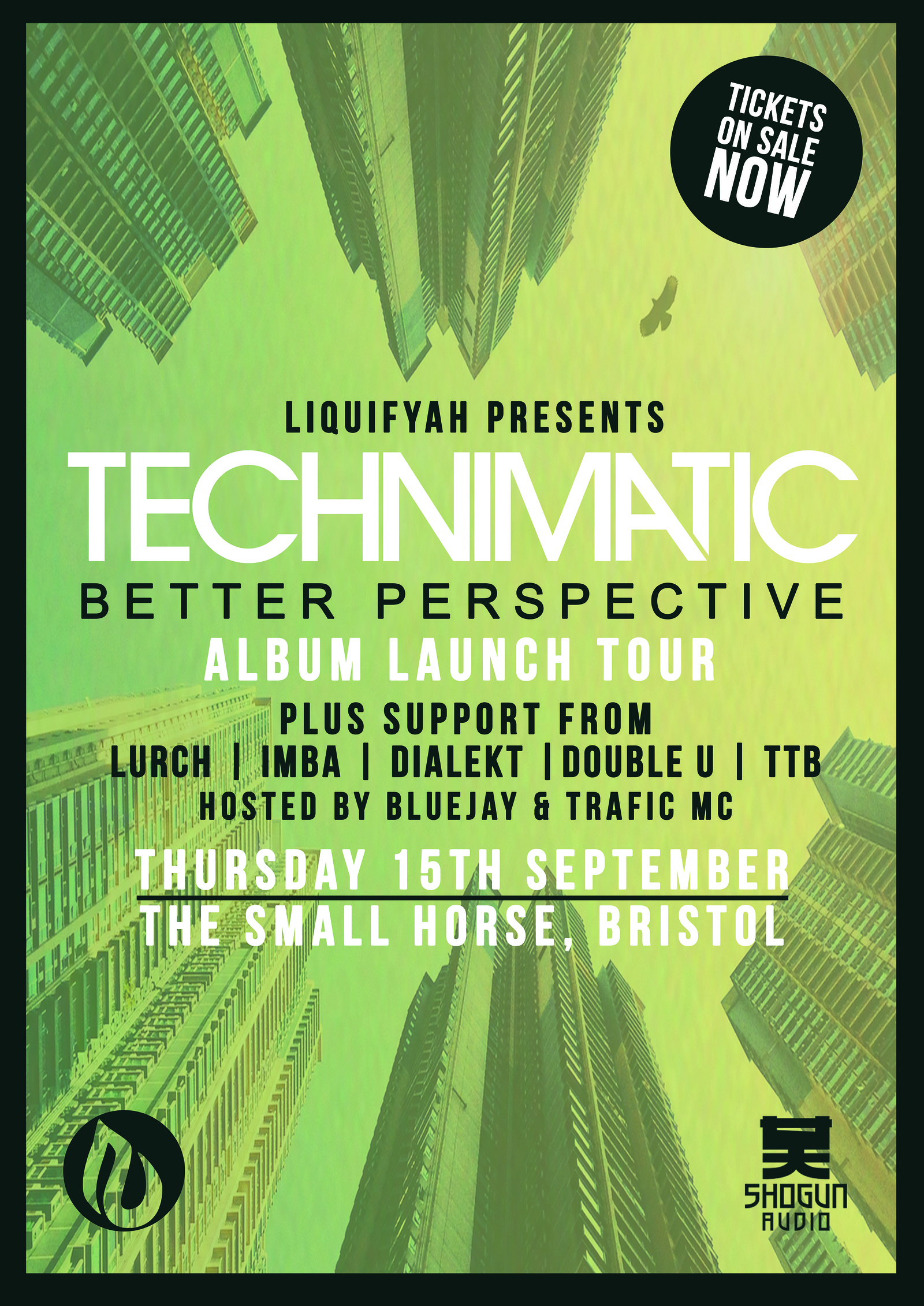 Liquifyah Presents: TECHNIMATIC Album Launch at Small Horse Inn