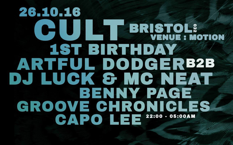 Artful Dodger, Luck & Neat, Benny Page, Capo Lee + at Motion