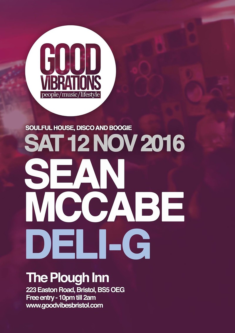 Good Vibrations with Sean McCabe & Deli-G at The Plough Inn