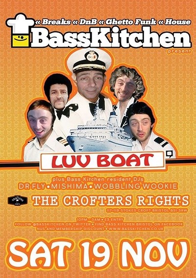 Bass Kitchen present Lovboat at Crofters Rights