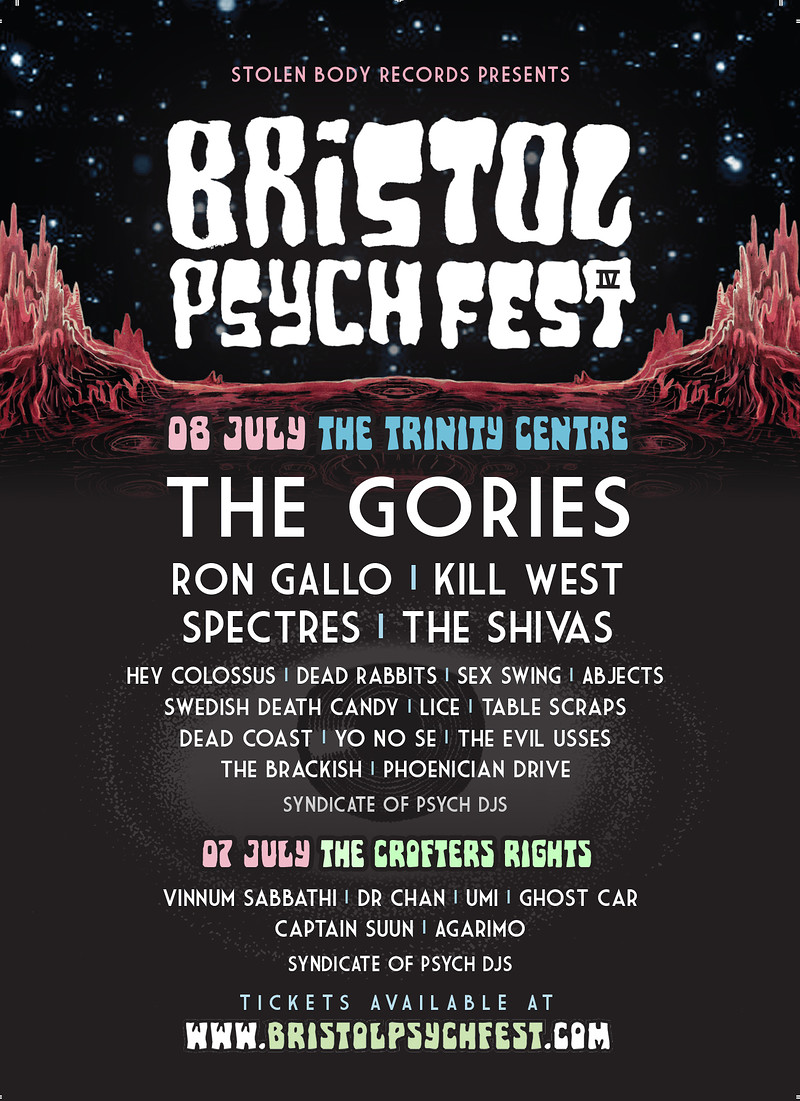 Bristol Psych Fest IV 2017 - The Trinity at The Trinity Centre