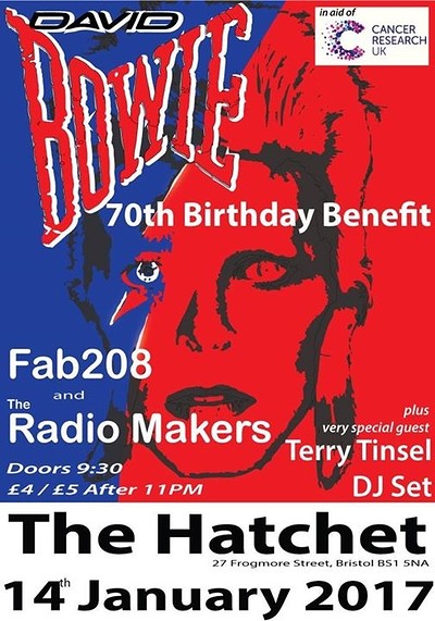 Bowie 70th Birthday Benefit for Cancer Research at Hatchet Inn