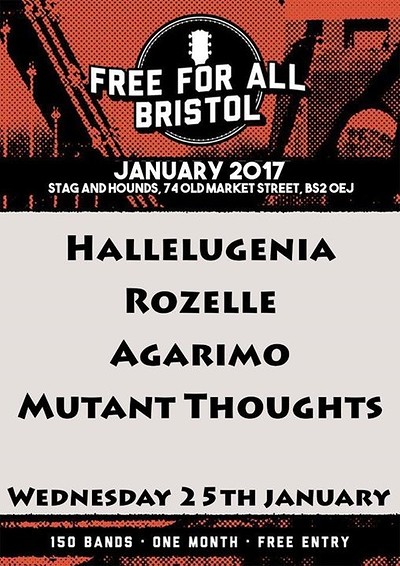 Hallelugenia, Rozelle, Agarimo, Mutant-Thoughts at The Stag And Hounds