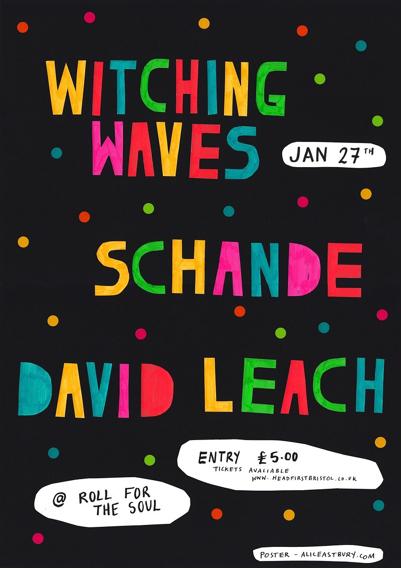 Witching Waves, Schande, David Leach at Roll For The Soul