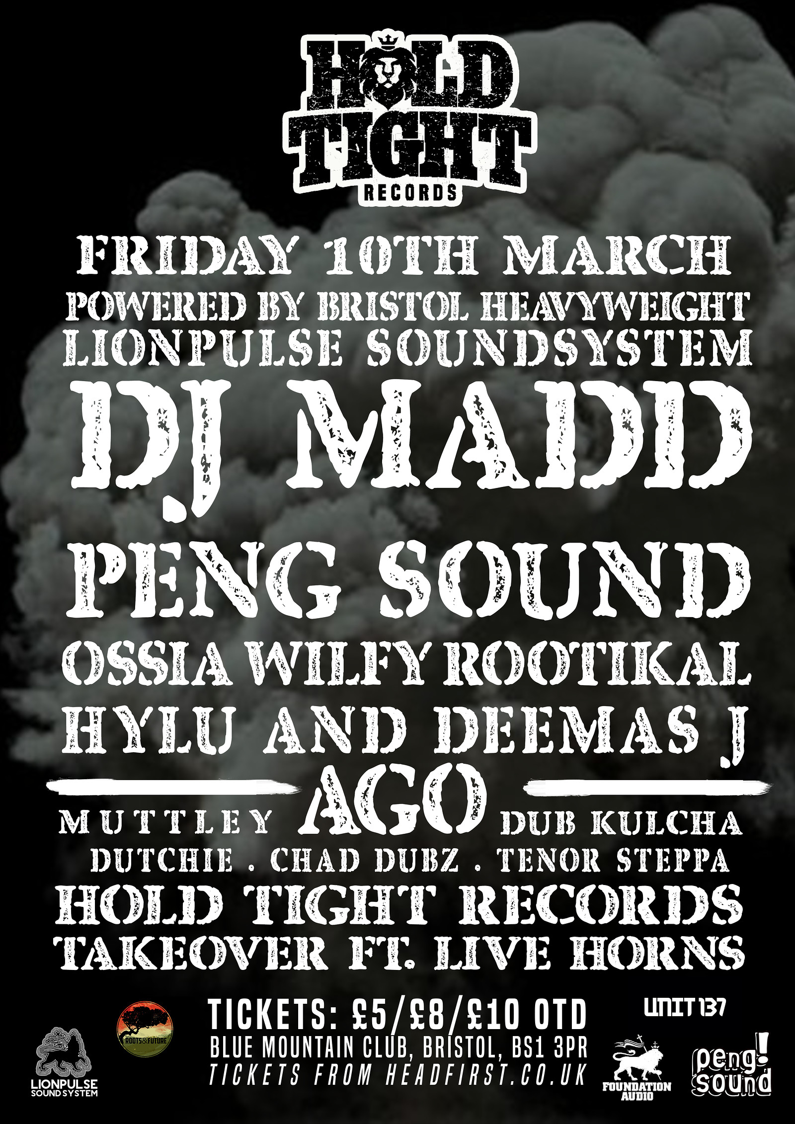 Hold Tight Presents : DJ MADD + More at Blue Mountain