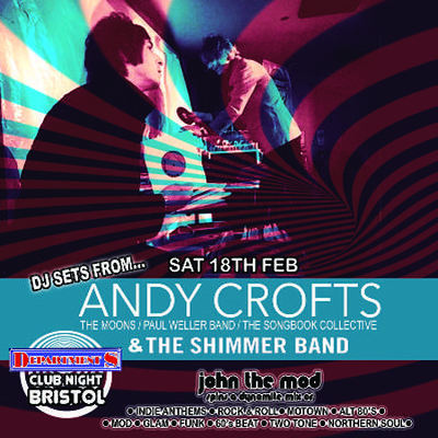 DEPARTMENT S CLUB NIGHT with ANDY CROFTS DJ SET at The Lanes