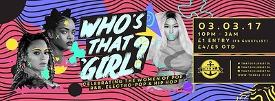 Who's That Girl? Bristol Launch Party at Thekla