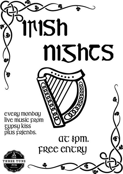 Irish Folk Night at The Three Tuns