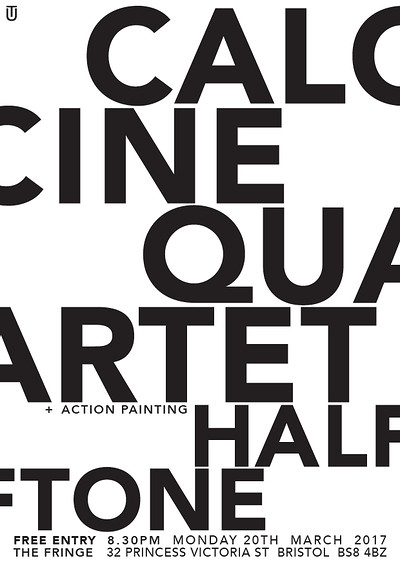 CALCINE QUARTET // HALFTONE at The Bristol Fringe