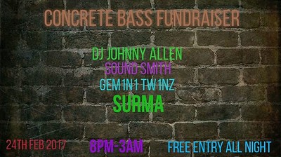 Concrete Bass Fundraiser 2017 at The Red Lion, BS5