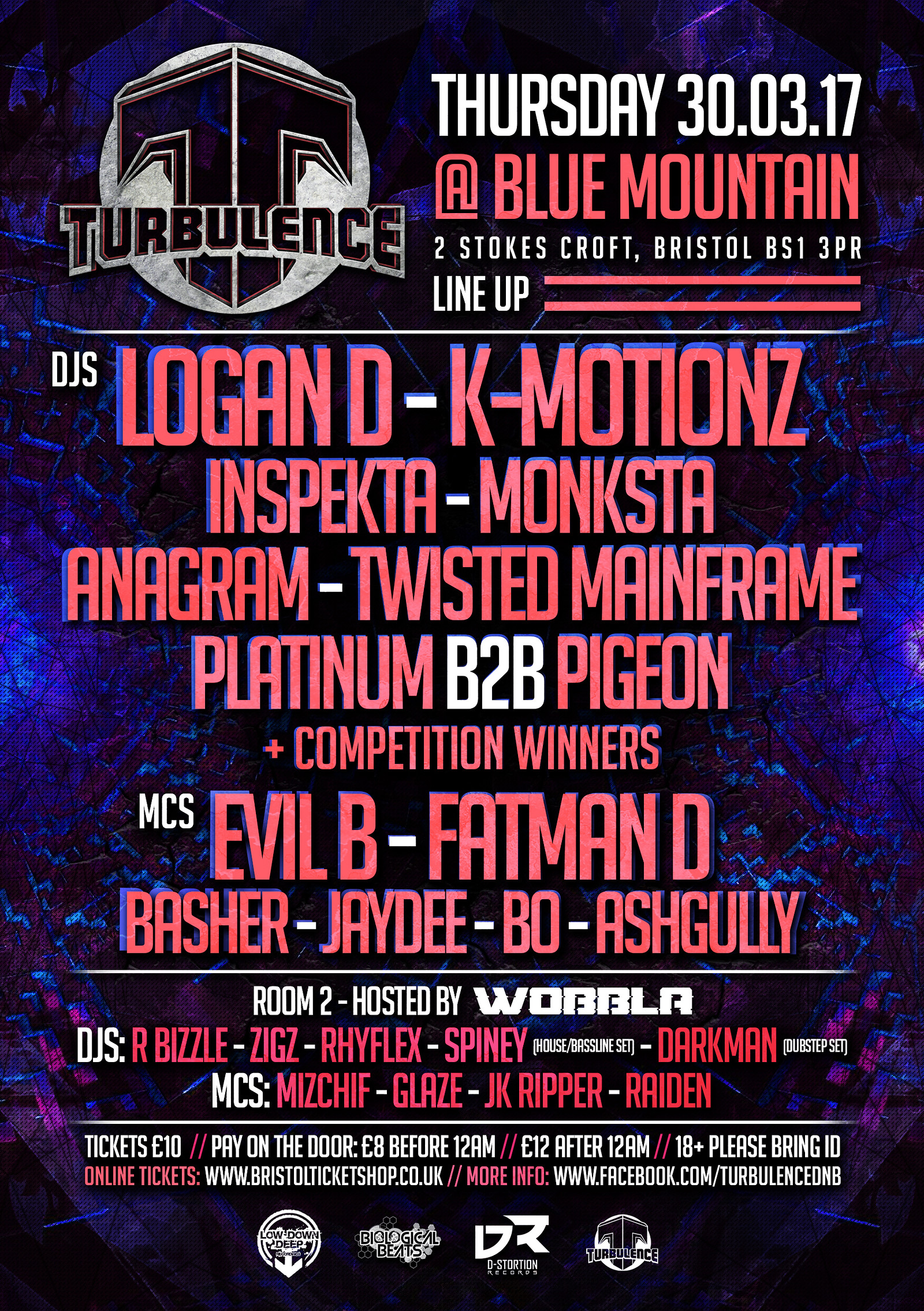 Turbulence DnB LoganD+EvilB-Kmotionz+FatmanD at Blue Mountain