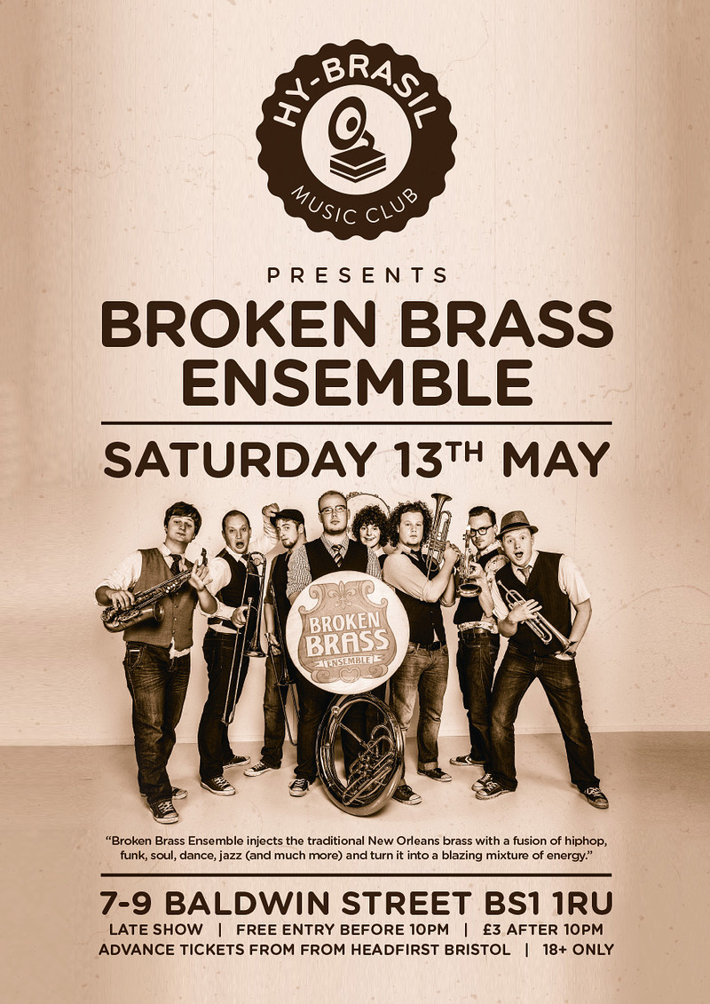 Broken Brass Ensemble at Hy Brasil Music Club
