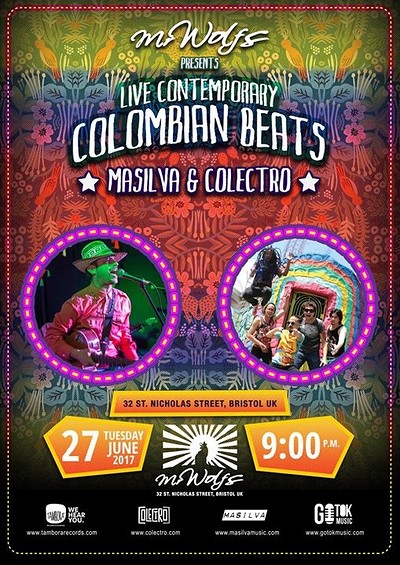 A special night of Contemporary Colombian Beats at Mr Wolfs