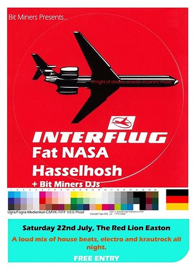 Interflug / Fat NASA / Hasselhosh + DJs at The Red Lion, BS5