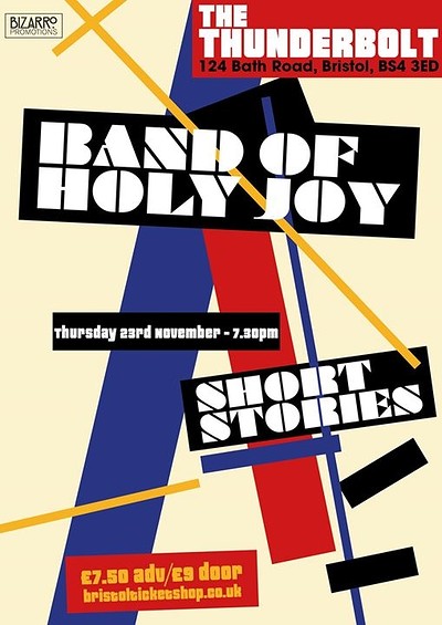 The Band of Holy Joy + Short Stories at The Thunderbolt