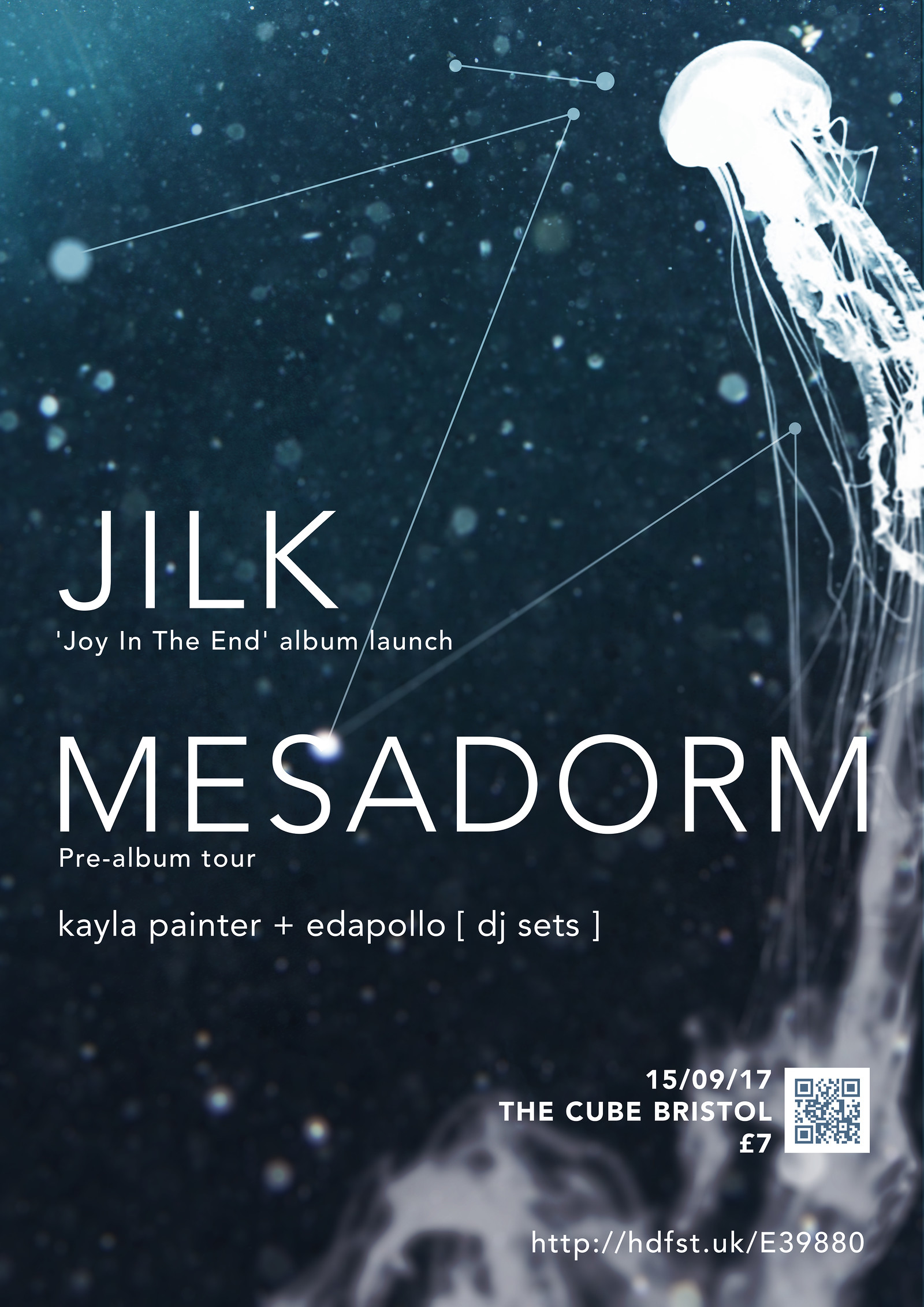 Jilk 'Joy In The End' Album Launch with Mesadorm at The Cube