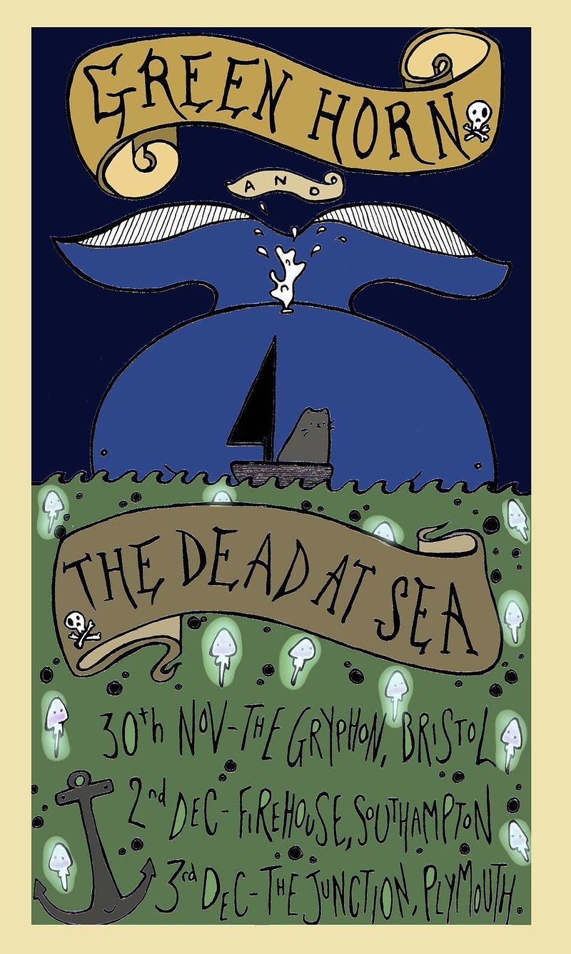 Greenhorn // The Dead At Sea // Tuskar at The Gryphon