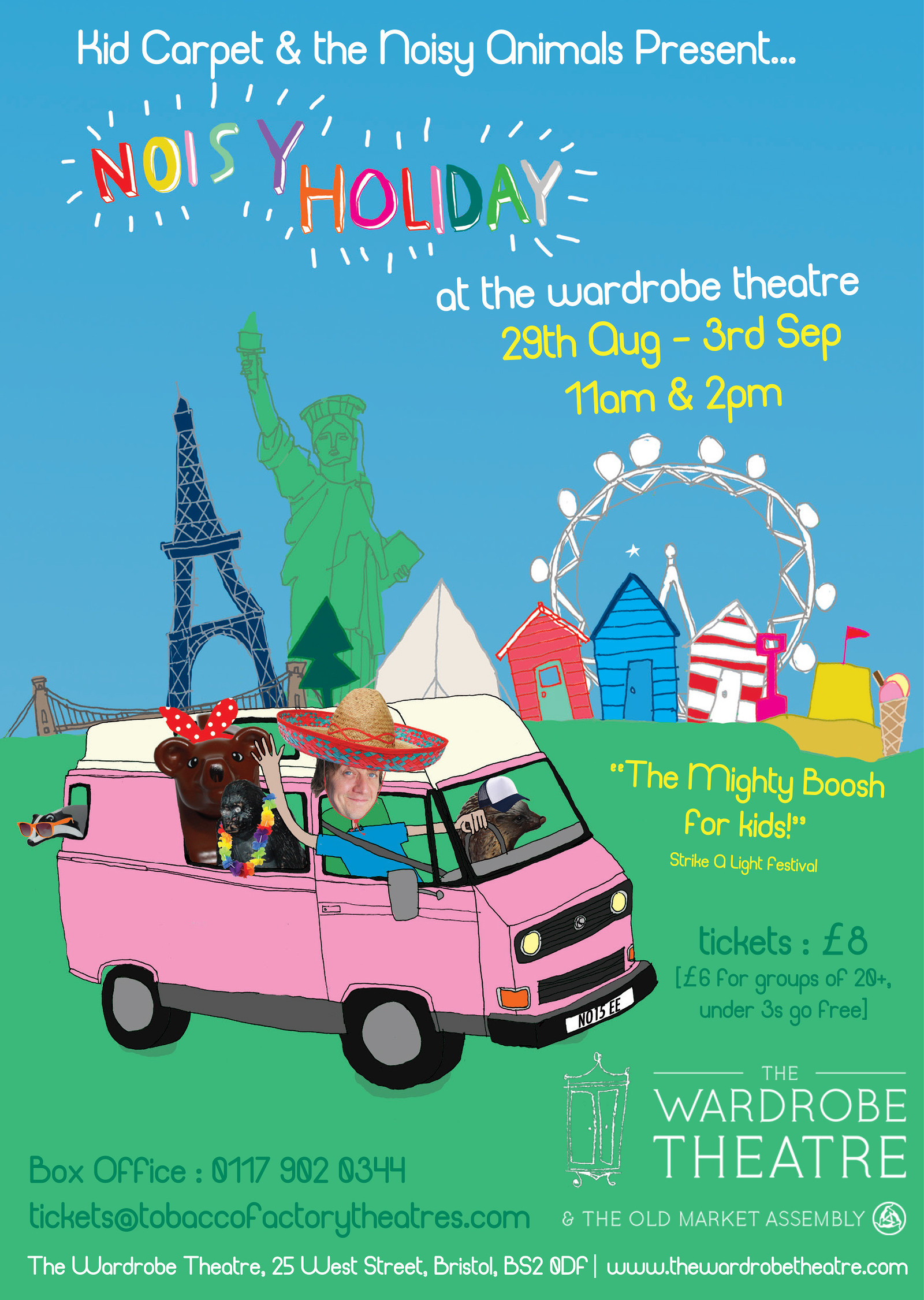Noisy Holiday 29th Aug - 3rd Sep 11am & 2pm at The Wardrobe Theatre