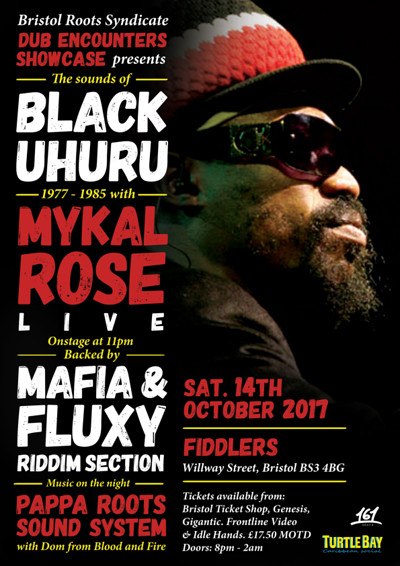 The Sounds of Black Uhuru with Mykal Rose at Fiddlers