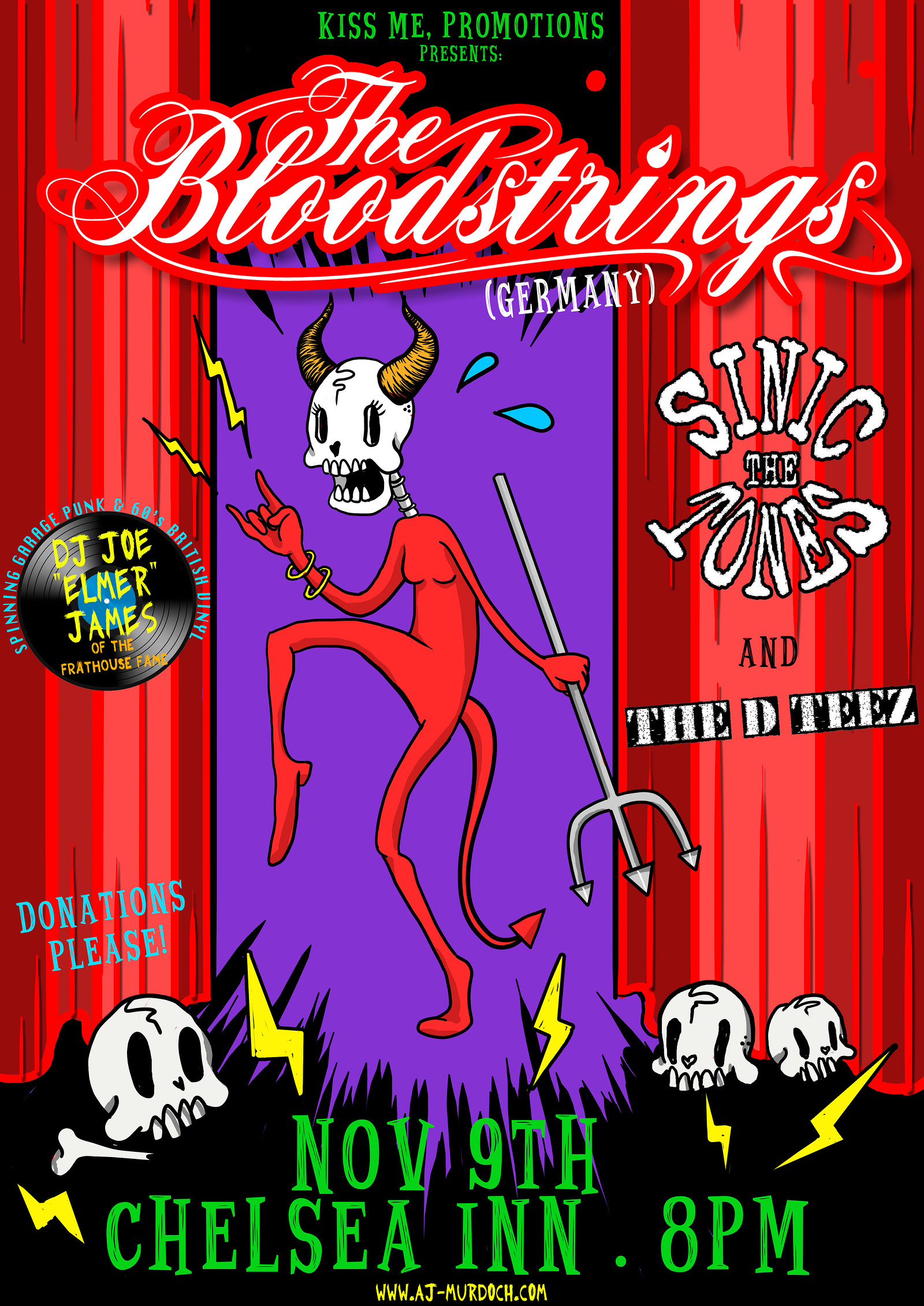The Bloodstrings // The SinicTones // The D Teez at The Chelsea Inn