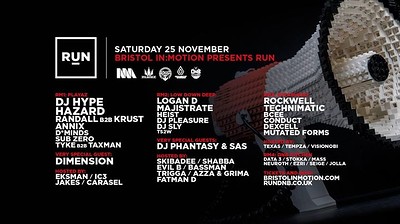 In:Motion: Run x Playaz x Low Down Deep x Spearhea at Motion