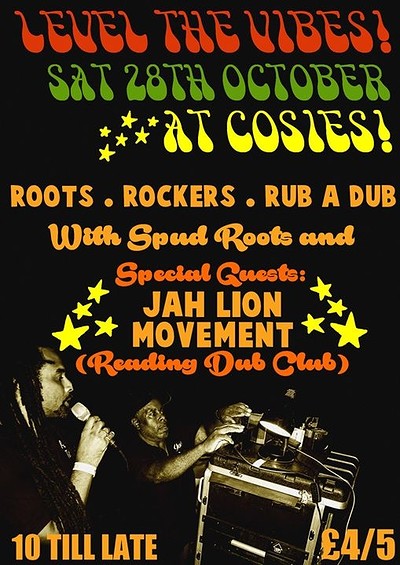 Level the Vibes 07 with Jah Lion Movement at Cosies