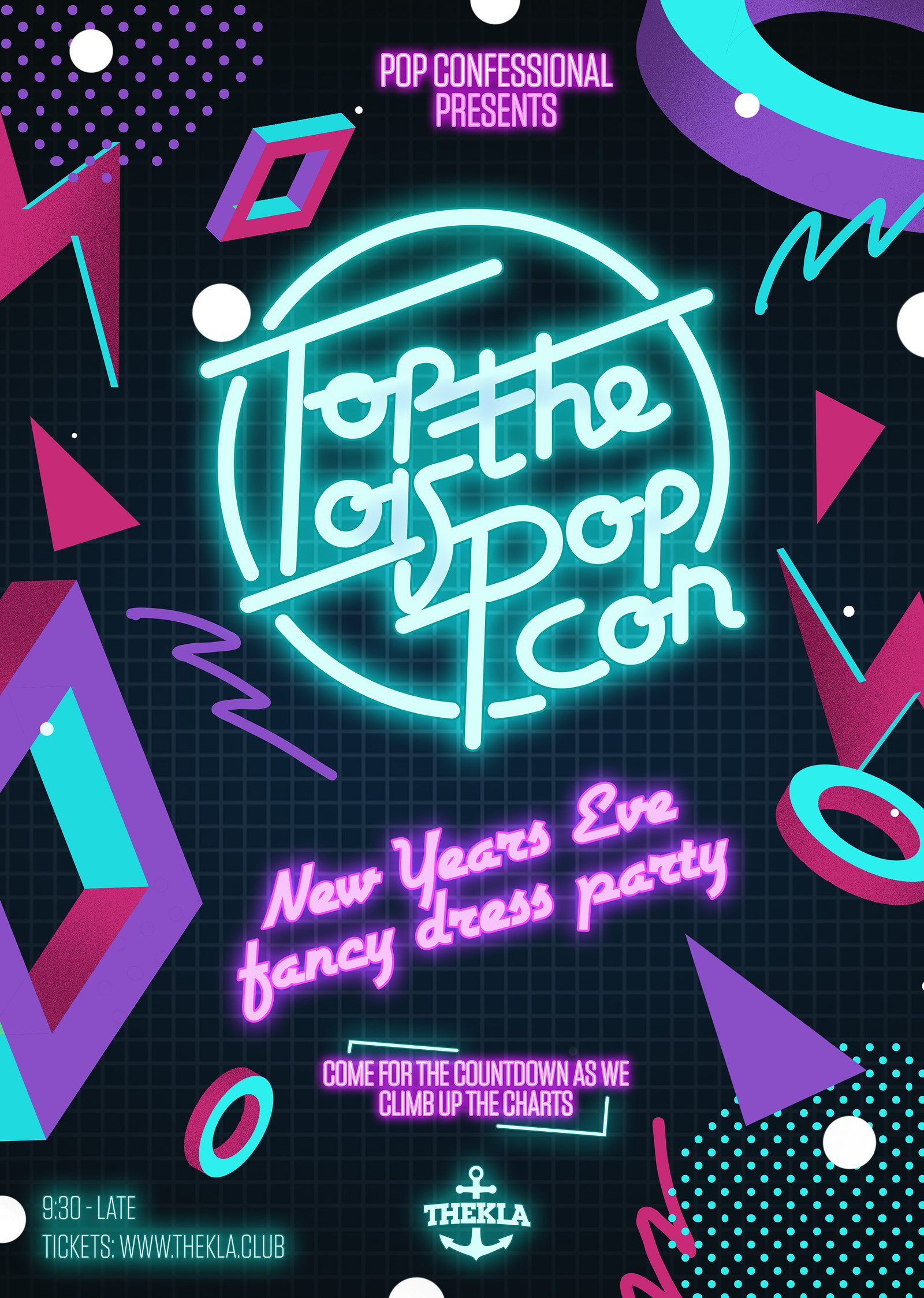 Top Of The Pop Con - NYE Fancy Dress Party 2017 at Thekla