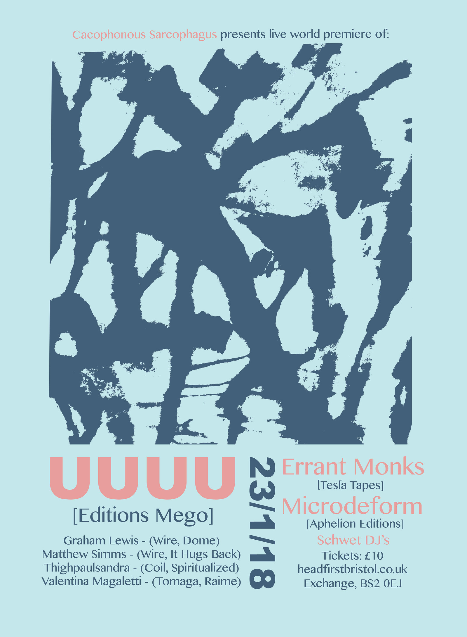 UUUU + Errant Monks + Microdeform + Schwet DJs at Exchange