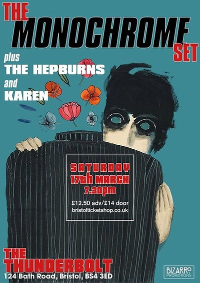 The Monochrome Set, The Hepburns + Karen at The Thunderbolt