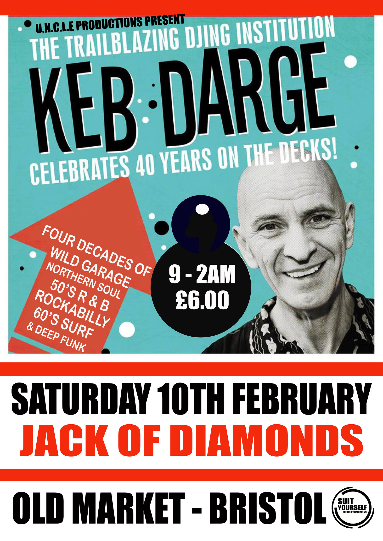 KEB DARGE 40 years on the decks at Jack of Diamonds