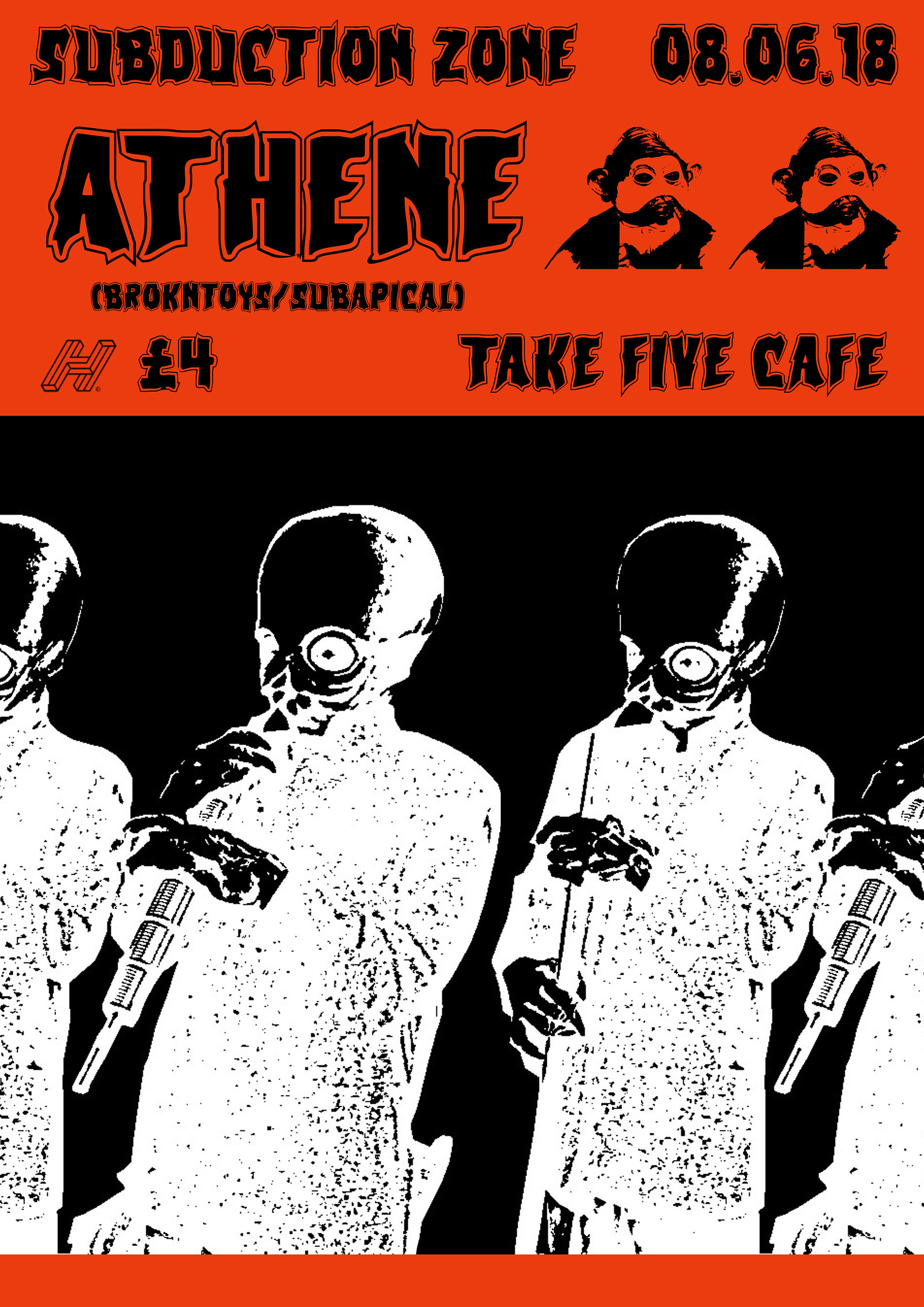 Subduction Zone 3 w/ Athene at Take Five Cafe