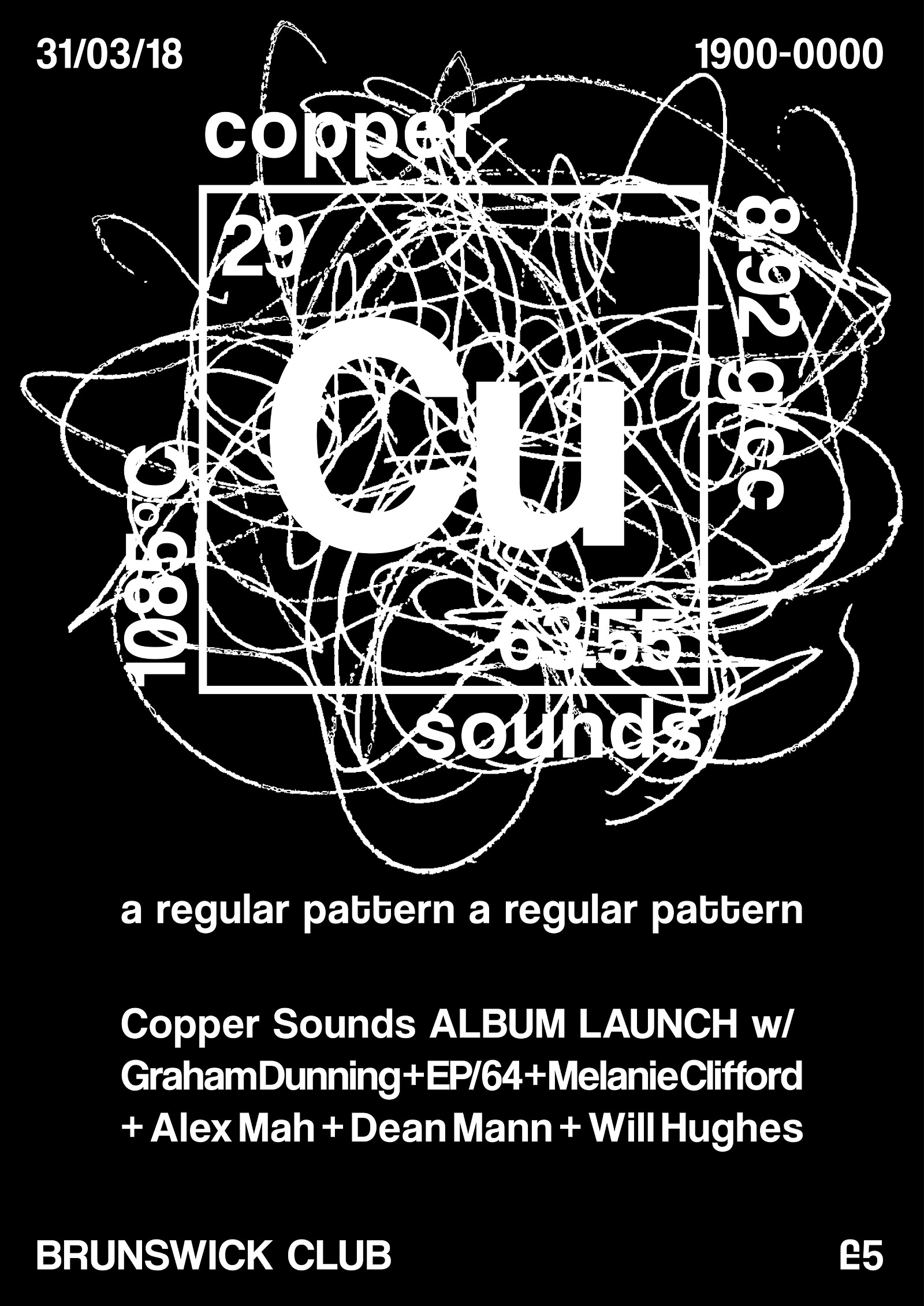 Copper Sounds album launch. Line up TBA at The Brunswick Club
