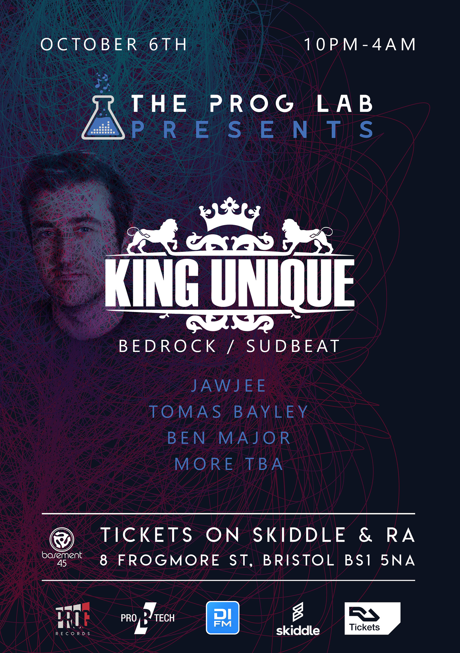 The Prog Lab Presents King Unique at Basement 45
