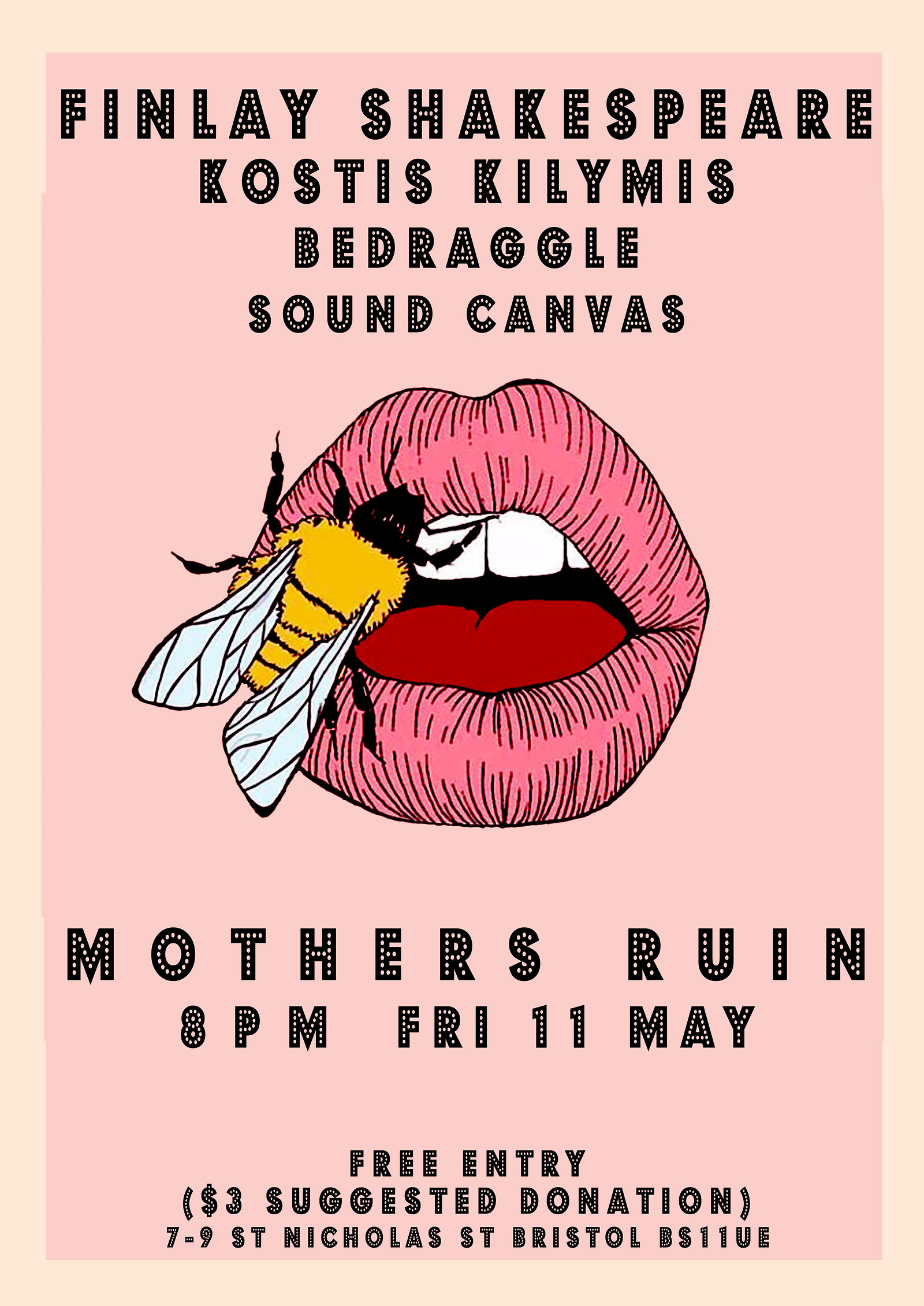 F Shakespeare/K Kilymis/BeDraggle/Sound Canvas at The Mothers Ruin