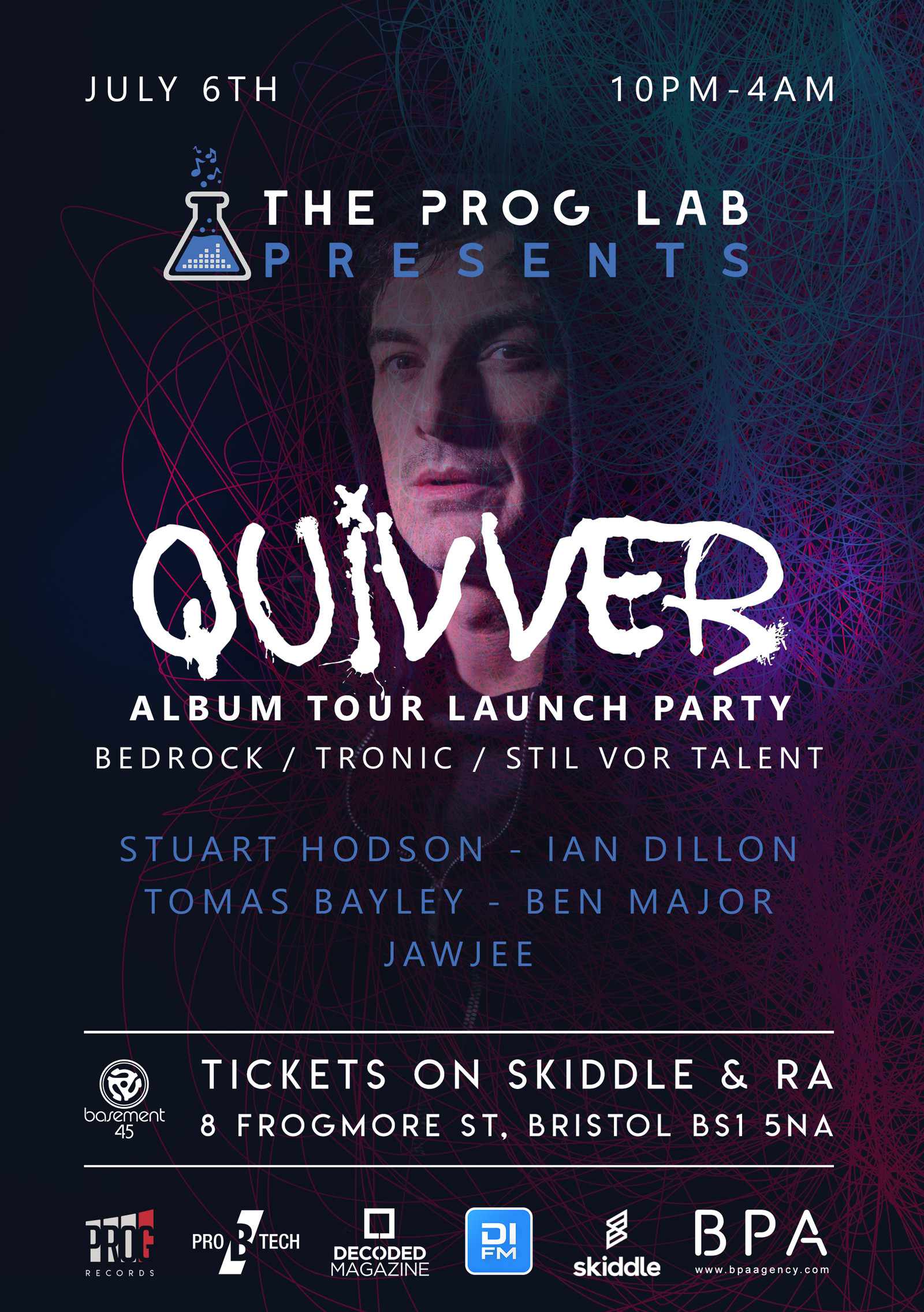 Quivver Album Tour Launch Party at Basement 45