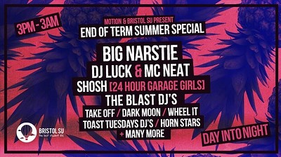End of Term Summer Special at Motion