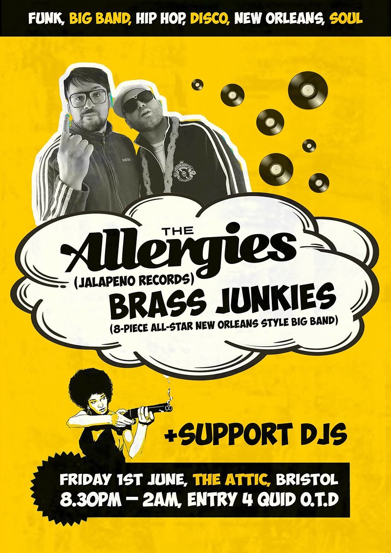 The Allergies & Brass Junkies at The Attic Bar