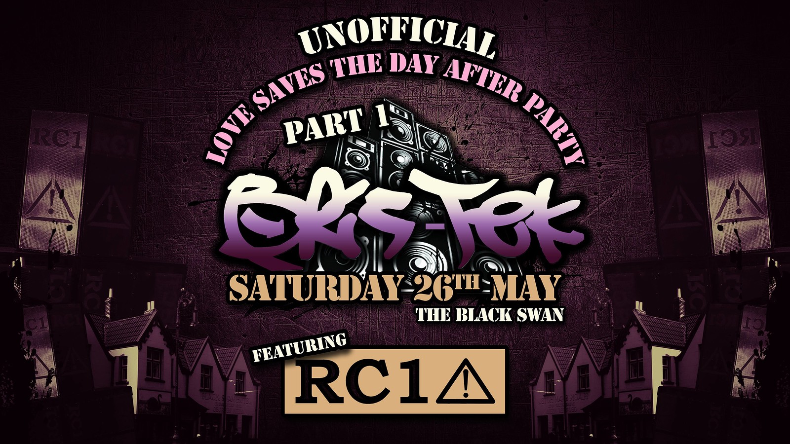Bris-Tek Unofficial Love Saves The Day After Party at The Black Swan
