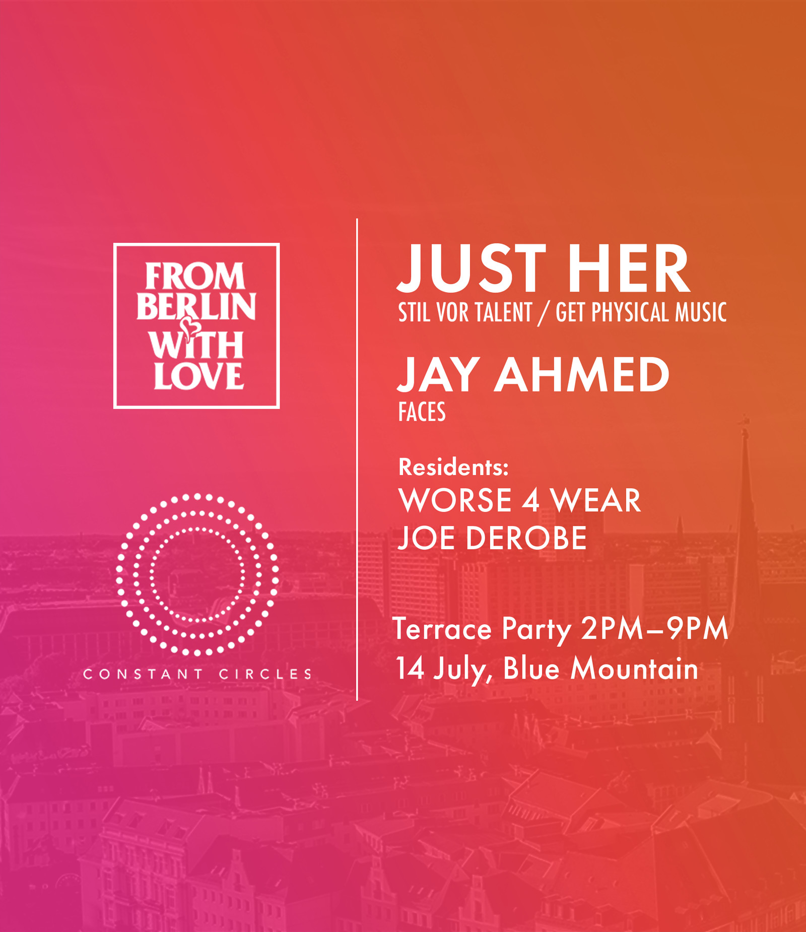 FBWL X Constant Circles Day Party w/ Just Her at Blue Mountain