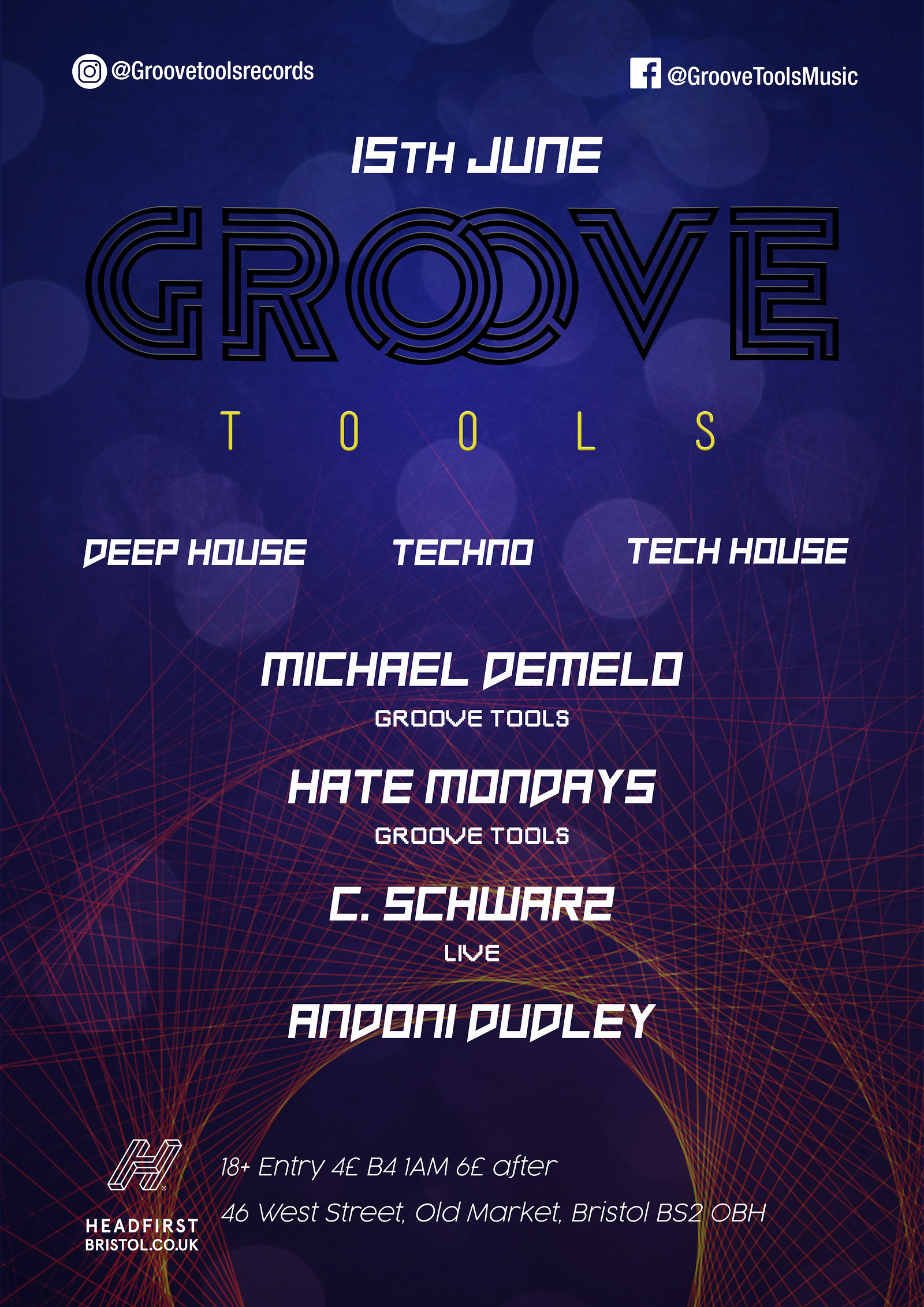 Groove Tools // Techno // 15.06.18 at Jack of Diamonds