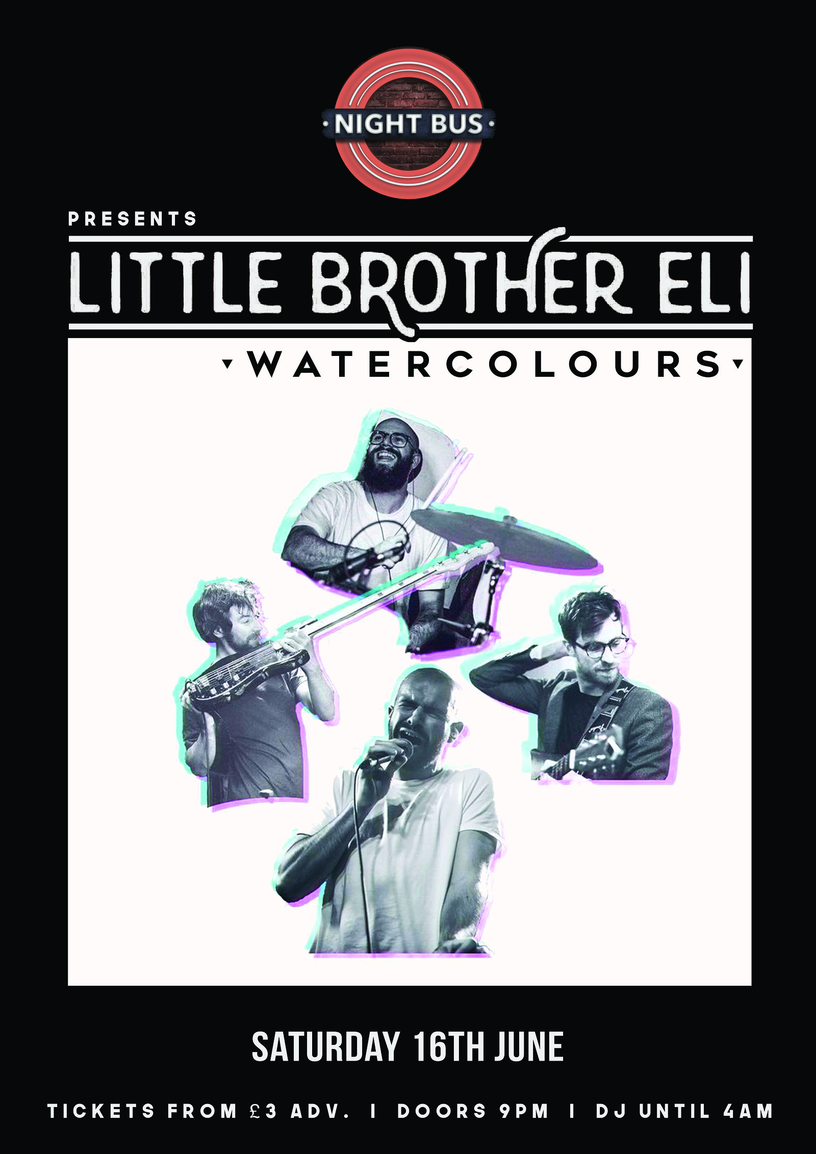 Little Brother Eli +Watercolors at Mr Wolfs