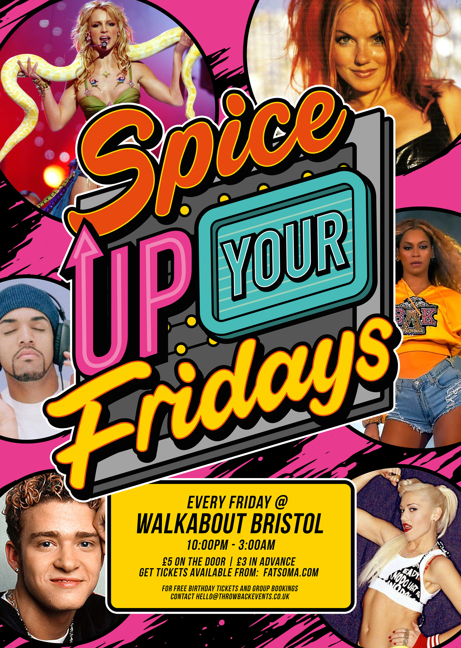 Spice Up Your Fridays - Every Friday at Walkabout Bristol