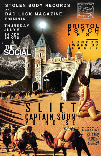 Bristol psych fest London warm up party at The Social