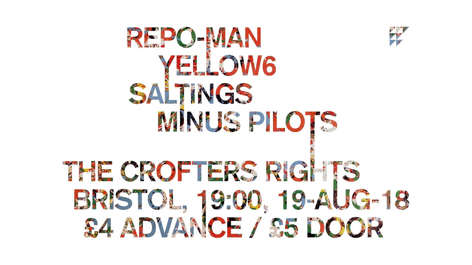 Repo-Man x Yellow6 x SALTINGS x Minus Pilots at Crofters Rights