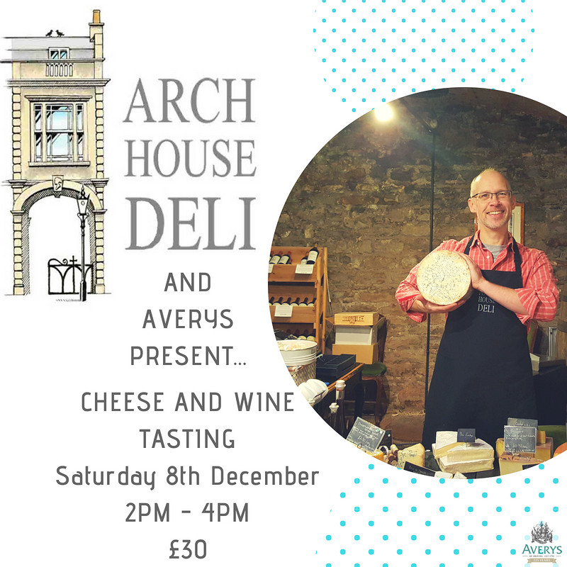Arch House Deli Cheese and Wine Tasting at Averys Wine Cellars